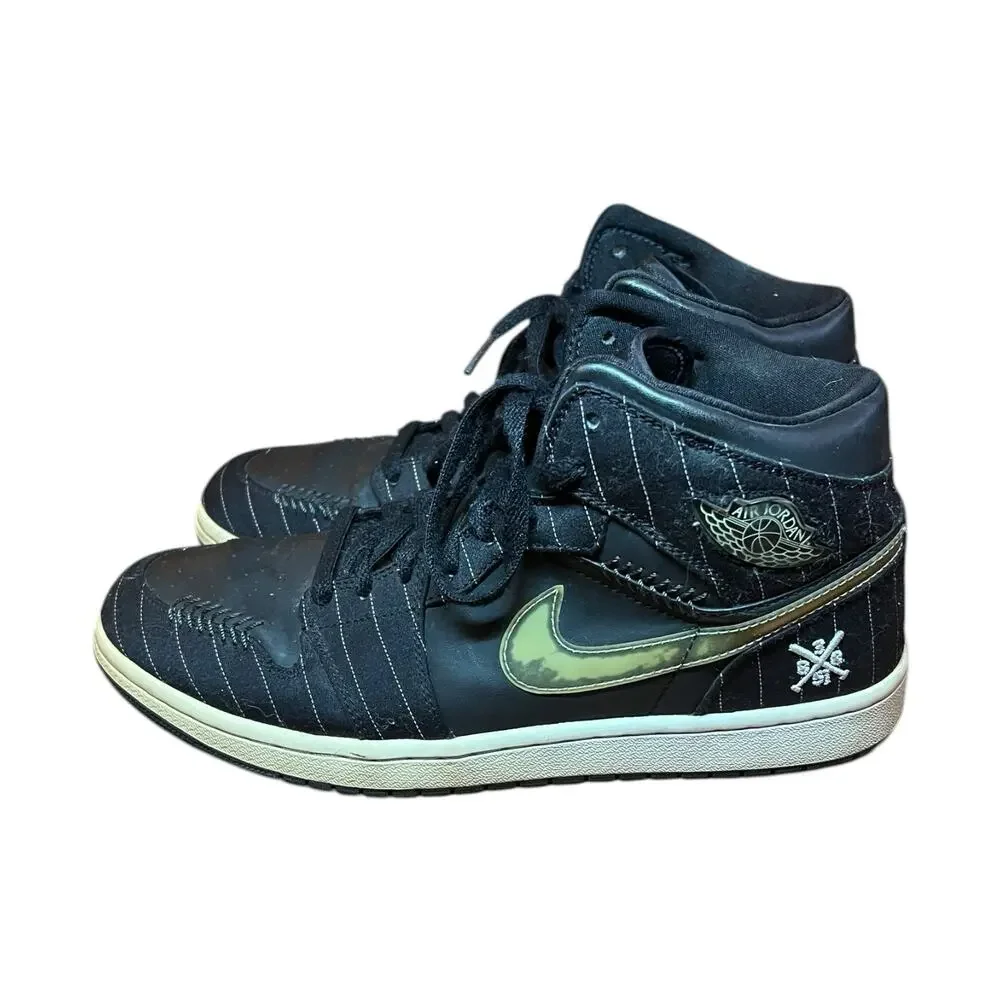 Air Jordan 1 Retro Mid Birmingham Barons Opening Day 325514-012 Men’s 11 Rare